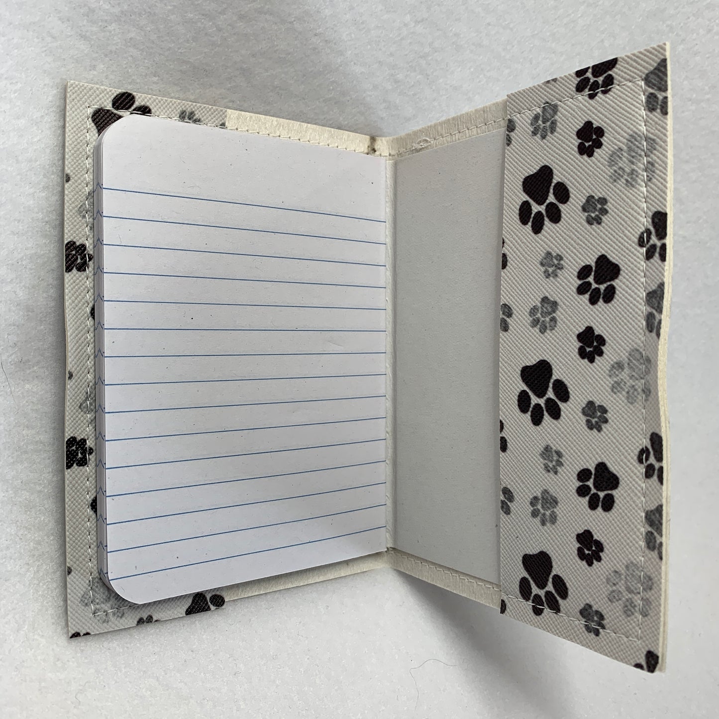 Notebook Cover - Wh Paws Red