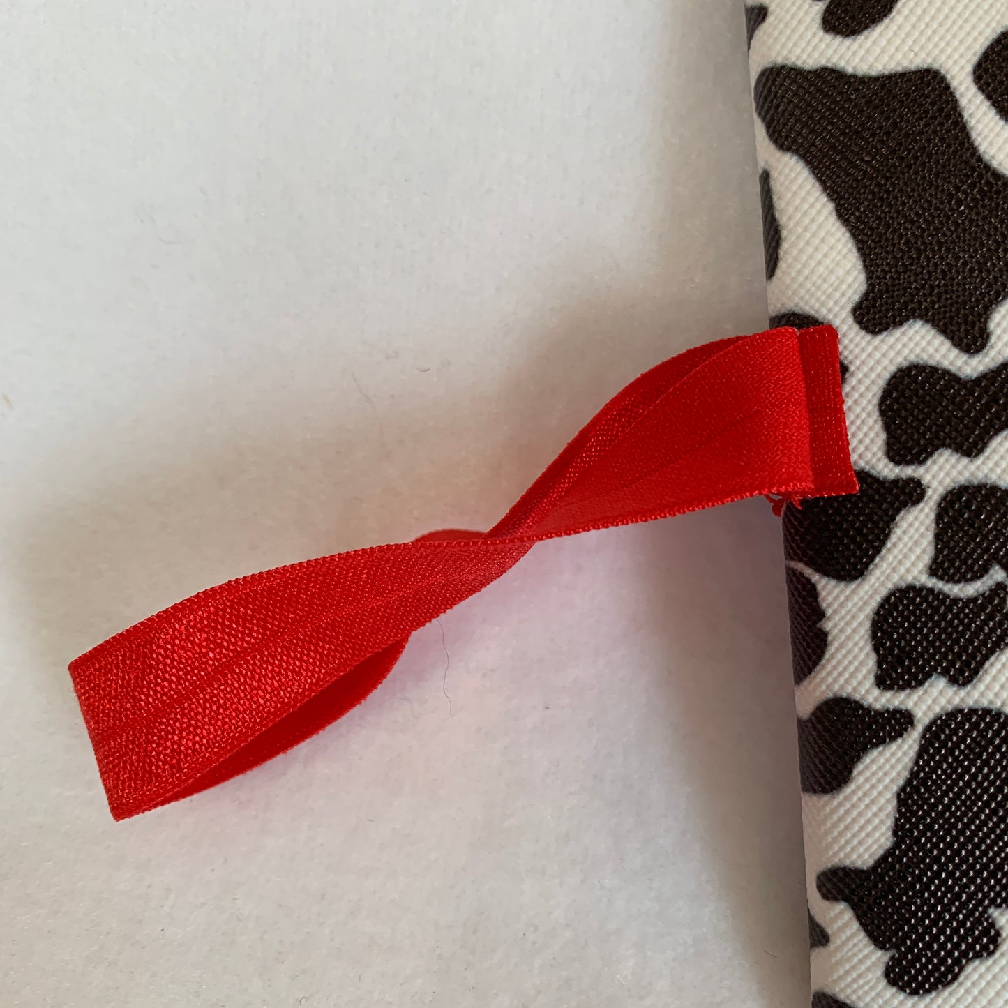 Notebook Cover - Cow Red