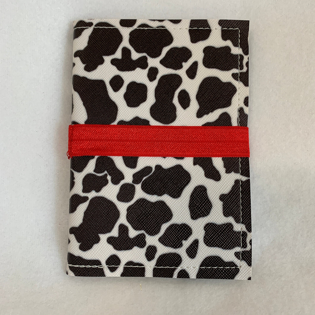 Notebook Cover - Cow Red