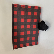 Load image into Gallery viewer, Notebook Cover - Buff Plaid Blk
