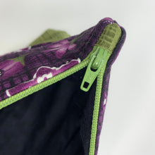 Load image into Gallery viewer, Zipper Bag, Green Purple Rectangle
