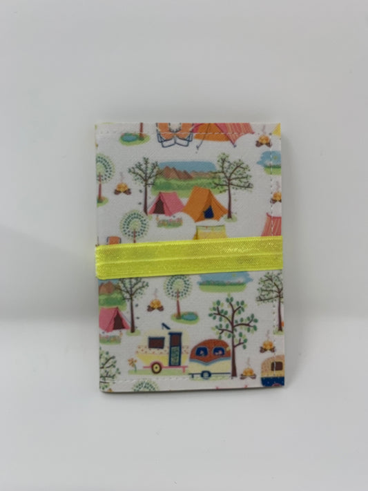 Notebook Cover - Camping Yellow