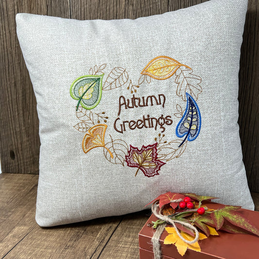 16" Pillow- Fall Leaves 2